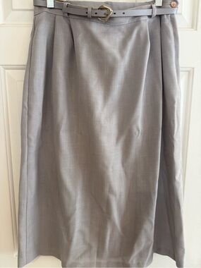 VTG 70s 80s rrrrruss Russ Togs Grey Linen Look Pants Skirt ILGWU Union Made USA